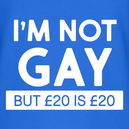 I'm Not Gay But... t shirt